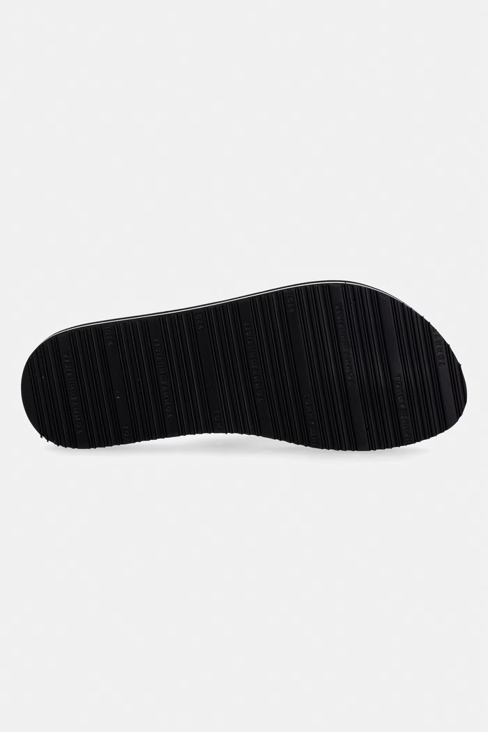 Tommy Hilfiger šľapky dámske TH WEBBING SUMMER SANDAL FW0FW09193 čierna