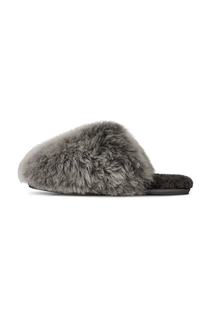 UGG kapcie wełniane W Scuffette Chalet szary 1173591.CHRC
