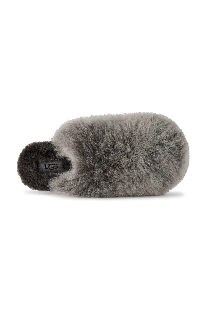 UGG kapcie wełniane W Scuffette Chalet 1173591.CHRC szary