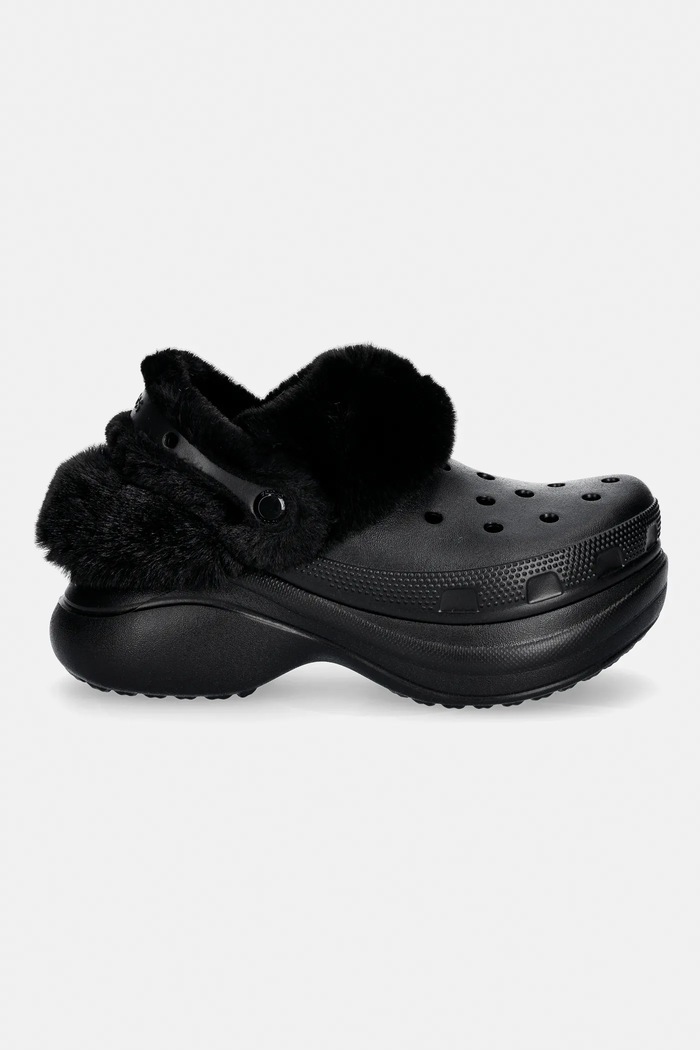 Crocs papucs Bae Lined Clog 211753.001 fekete AW25