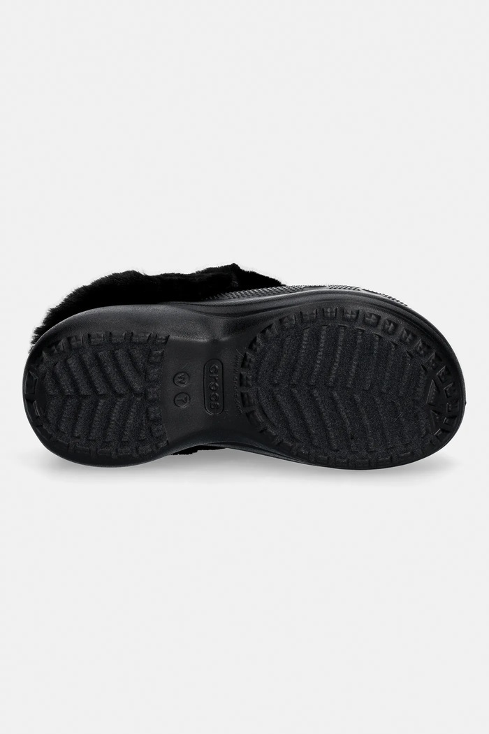 Crocs papucs Bae Lined Clog 211753.001 fekete