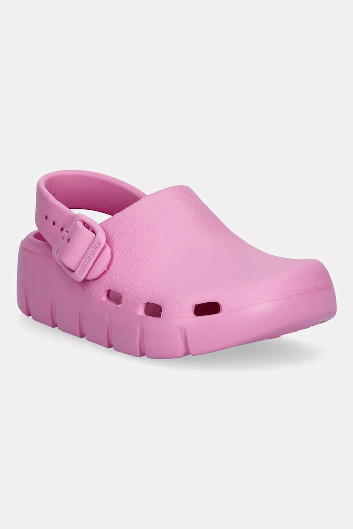 Birkenstock sandały dziecięce Birki-Flow FS Planet friendly różowy 1032203