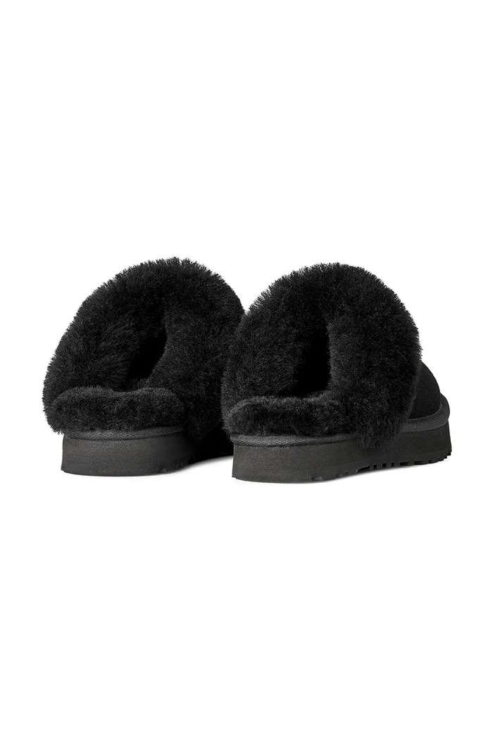 Dziewczynka UGG Kapcie zamszowe dziecięce DISQUETTE 1171199K czarny