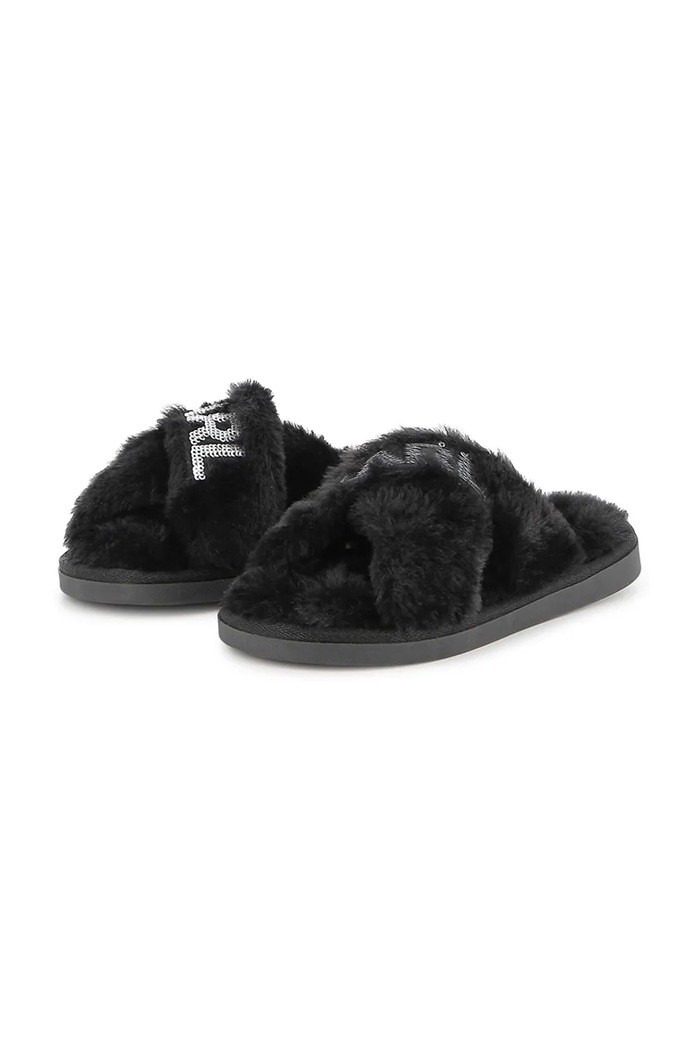 Detské papuče Karl Lagerfeld čierna Z30987.27.35