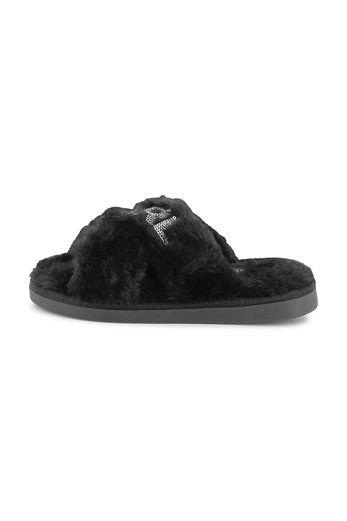 Detské papuče Karl Lagerfeld Z30987.36.39 čierna AW25