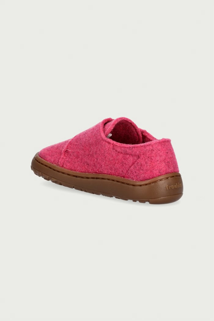 Κοριτσίστικα Froddo Παντόφλες Παιδικές BAREFOOT WOOLY G1700420.G.20.24 ροζ