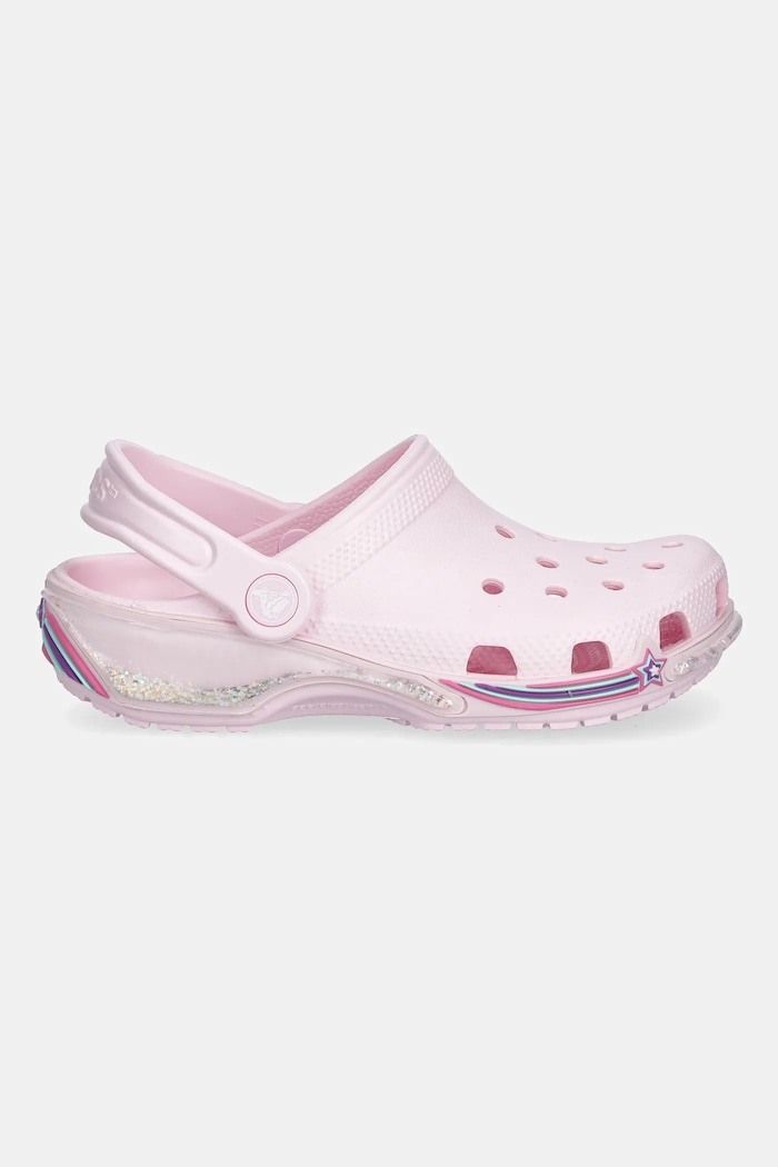 Детски чехли Crocs CROCS CLASSIC STAR SPARKLE SHAKER CLOG 211609.CROCS.CLASSIC.ST розов AW25