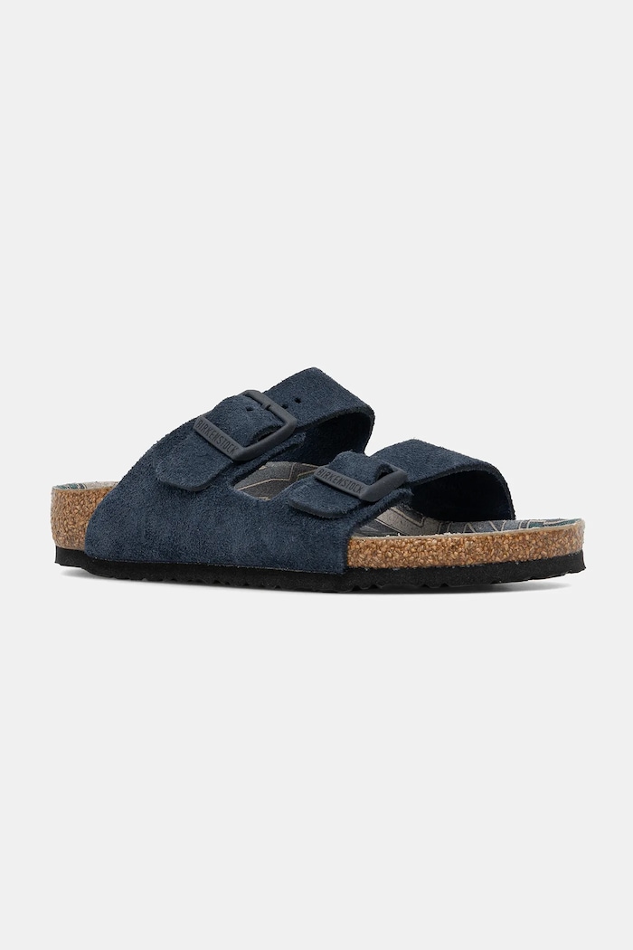 Детски велурени чехли Birkenstock Arizona тъмносин 1030854