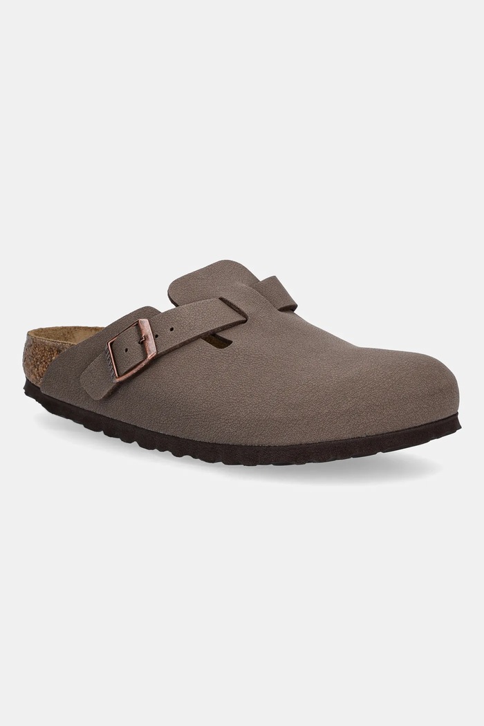 Παντόφλες Birkenstock Boston Planet friendly καφέ 1030809.36.39