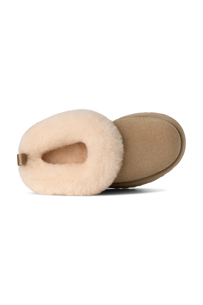 Dječje kućne papuče od brušene kože UGG TAZZELLE 1171198K bež