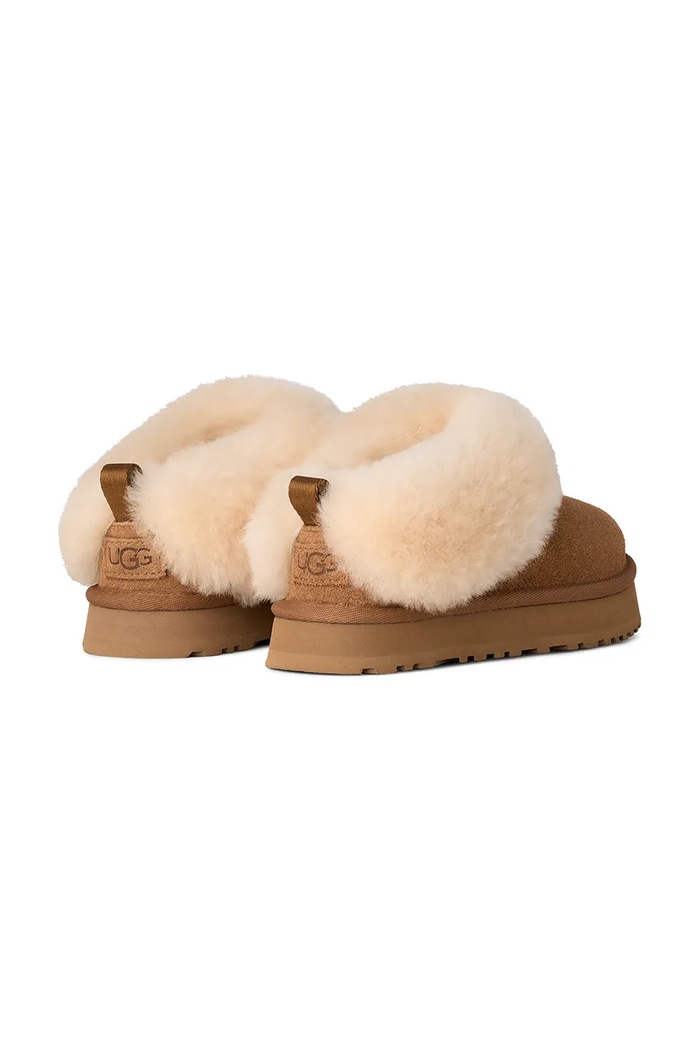 Băieți UGG papuci din piele întoarsă pentru copii TAZZELLE 1171198K maro