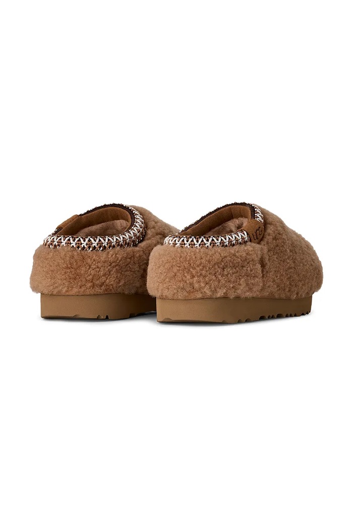 Chlapec Detské papuče UGG TASMAN MAXI CURLY 1158256T hnedá