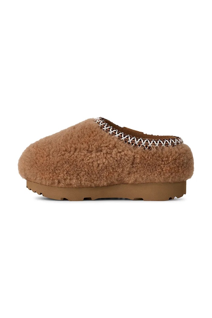 Detské papuče UGG TASMAN MAXI CURLY hnedá 1158256T
