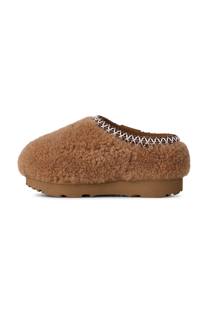 Detské papuče UGG TASMAN MAXI CURLY hnedá 1158256T