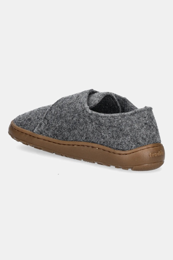Chłopiec Froddo Kapcie dziecięce BAREFOOT WOOLY G1700420.25.30 szary