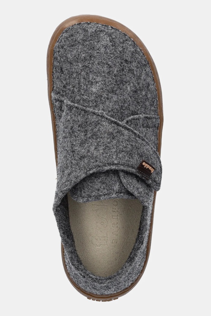 Kapcie dziecięce BAREFOOT WOOLY Froddo G1700420.25.30 szary