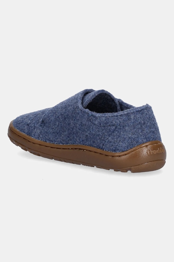Chłopiec Froddo Kapcie dziecięce BAREFOOT WOOLY G1700420.25.30 niebieski