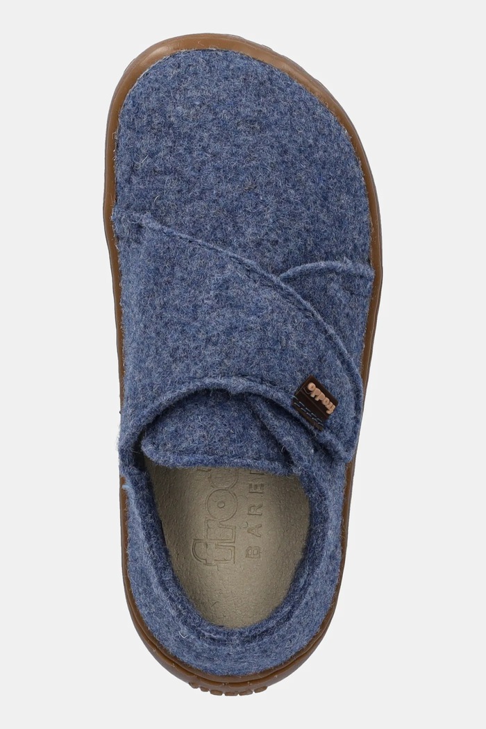 Kapcie dziecięce BAREFOOT WOOLY Froddo G1700420.25.30 niebieski