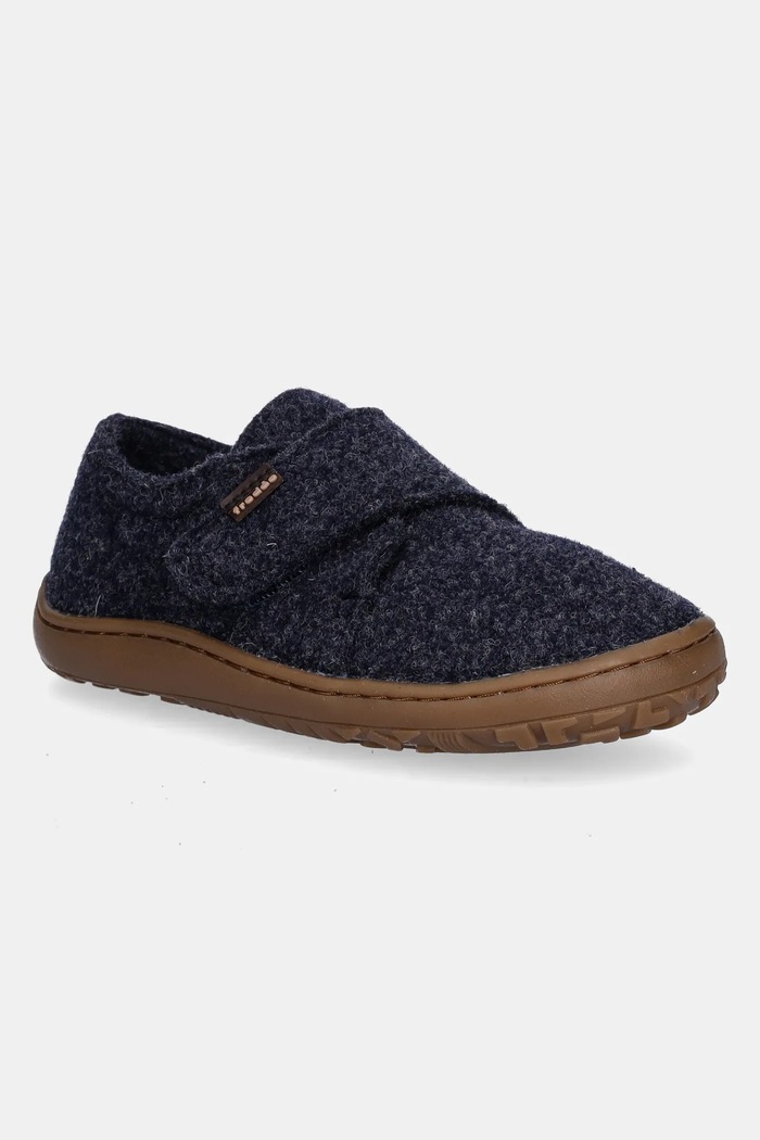 Froddo Kapcie dziecięce BAREFOOT WOOLY granatowy G1700420.25.30