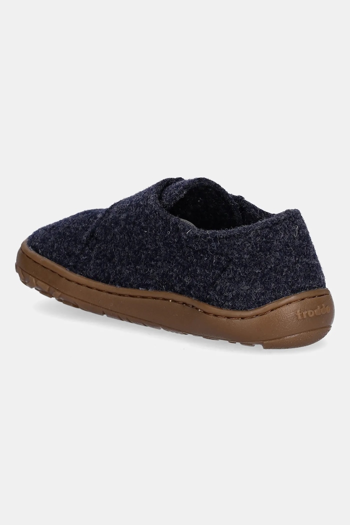 Chłopiec Froddo Kapcie dziecięce BAREFOOT WOOLY G1700420.25.30 granatowy
