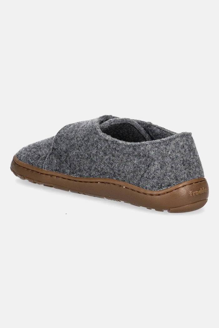 Chlapec Detské papuče Froddo BAREFOOT WOOLY G1700420.31.35 sivá