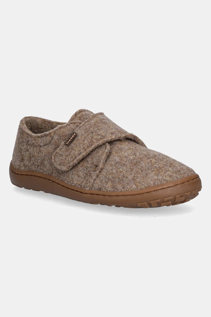 Froddo Kapcie dziecięce BAREFOOT WOOLY brązowy G1700420.31.35
