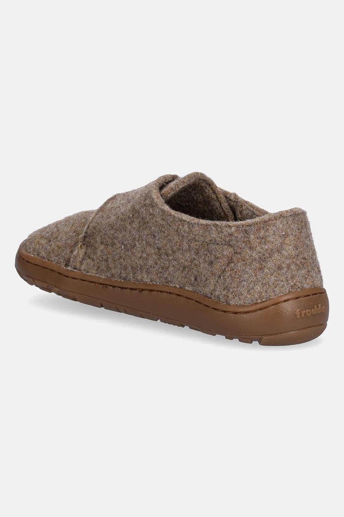 Chłopiec Froddo Kapcie dziecięce BAREFOOT WOOLY G1700420.31.35 brązowy