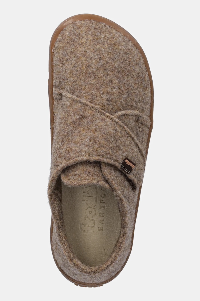 Kapcie dziecięce BAREFOOT WOOLY Froddo G1700420.31.35 brązowy
