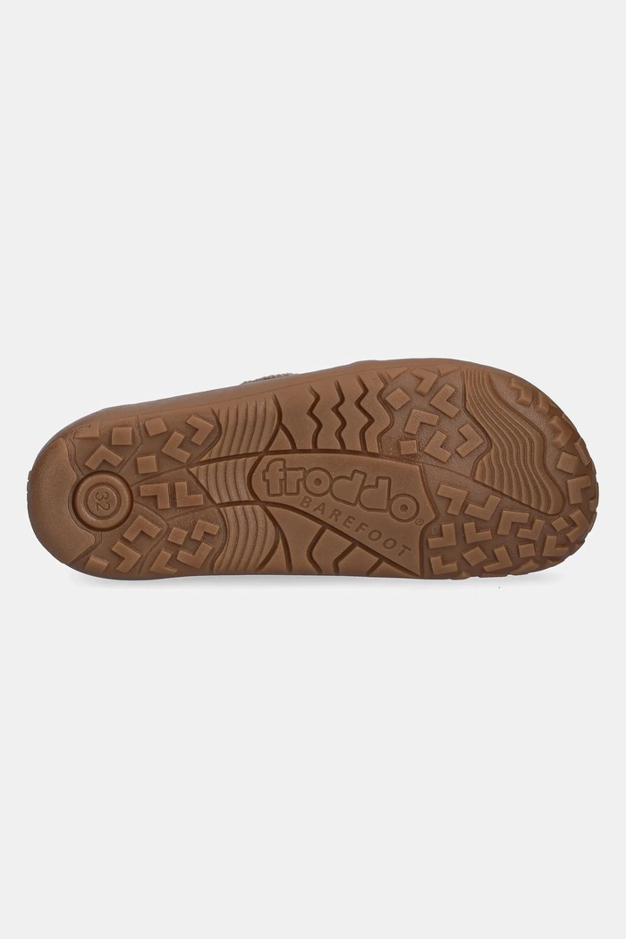Kapcie dziecięce BAREFOOT WOOLY Froddo brązowy G1700420.31.35