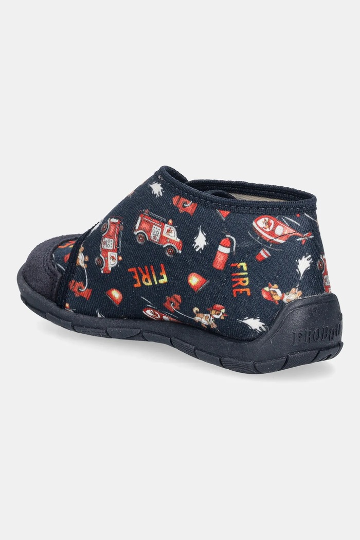 CHLAPEC Dětské papuče Froddo CLASSIC SLIPPERS G1700424.25.30 námořnická modř
