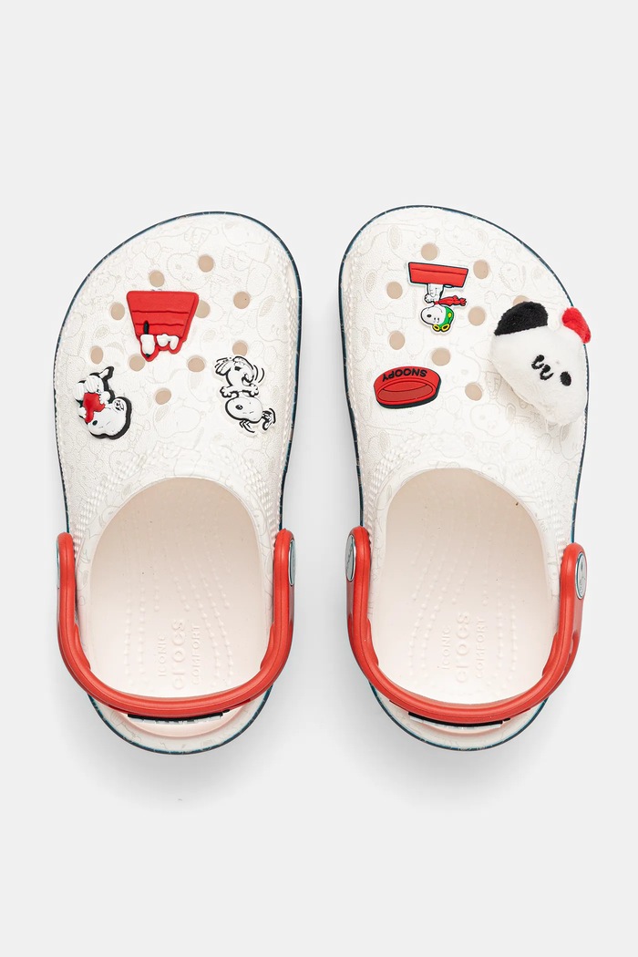 Детски чехли Crocs CROCS CLASSIC PEANUTS CLOG 211126.CROCS.CLASSIC.PE бял AW25