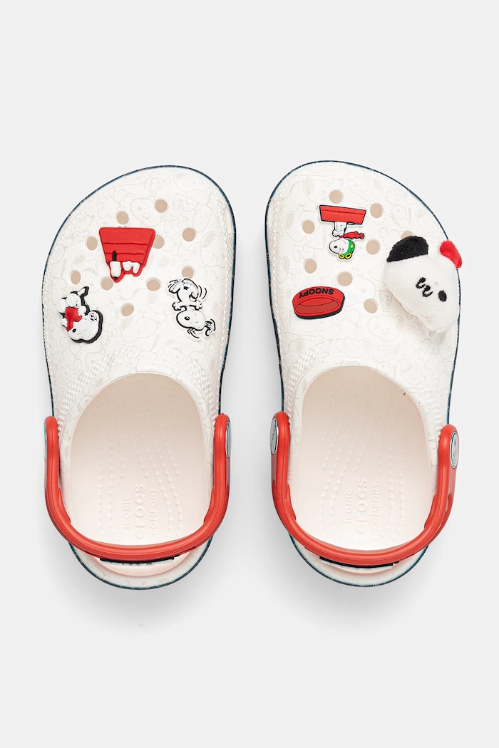 Детски чехли Crocs CROCS CLASSIC PEANUTS CLOG 211126.CROCS.CLASSIC.PE бял AW25