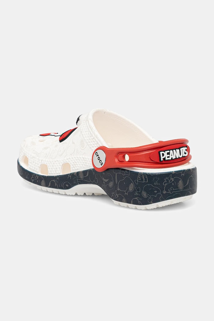 Детски чехли Crocs CROCS CLASSIC PEANUTS CLOG бял 211126.CROCS.CLASSIC.PE