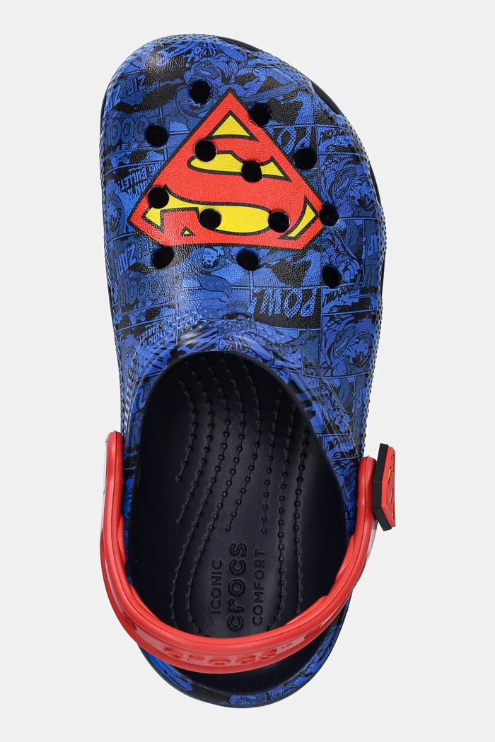Детски чехли Crocs CROCS CLASSIC SUPERMAN CLOG син 211132.CROCS.CLASSIC.SU