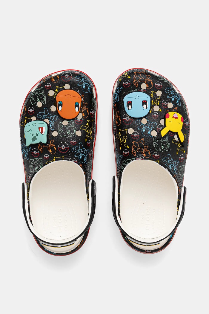 Dětské pantofle Crocs CROCS CLASSIC POKEMON PRINT CLOG 211344.CROCS.CLASSIC.PO černá SS26