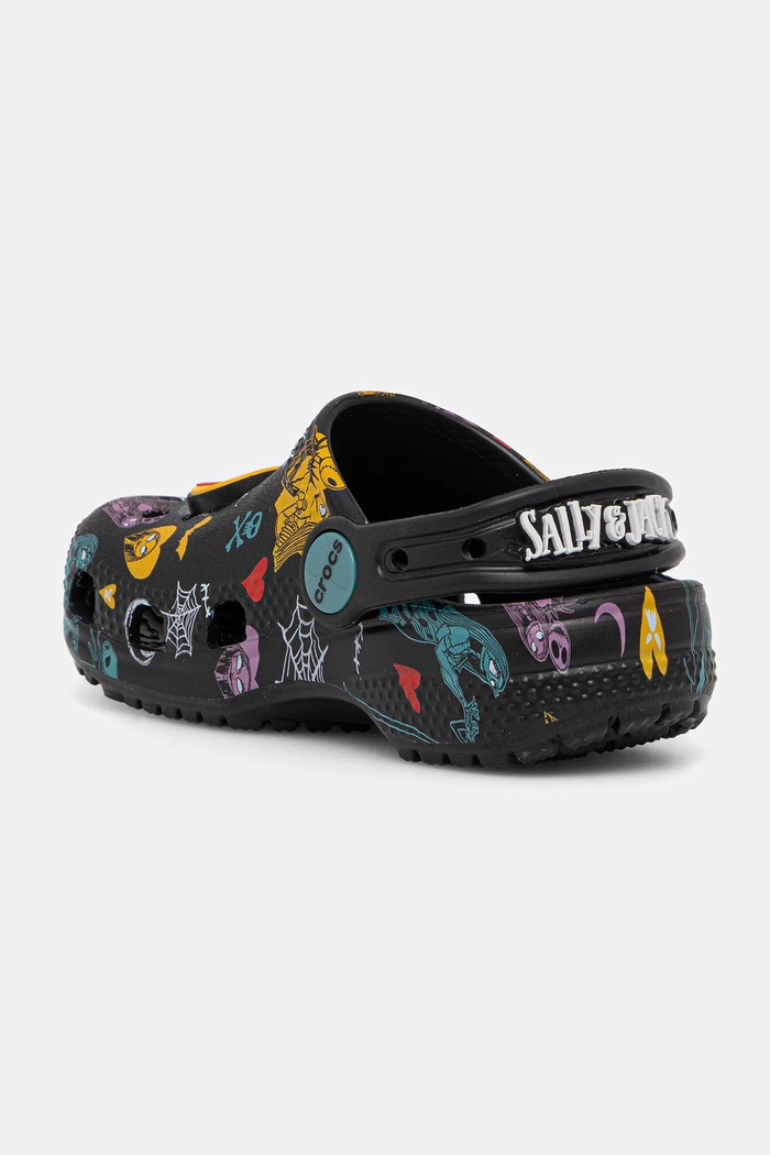 Παιδικές παντόφλες Crocs CROCS CLASSIC NIGHTMARE MULTI CLOG μαύρο 211421.CROCS.CLASSIC.NI