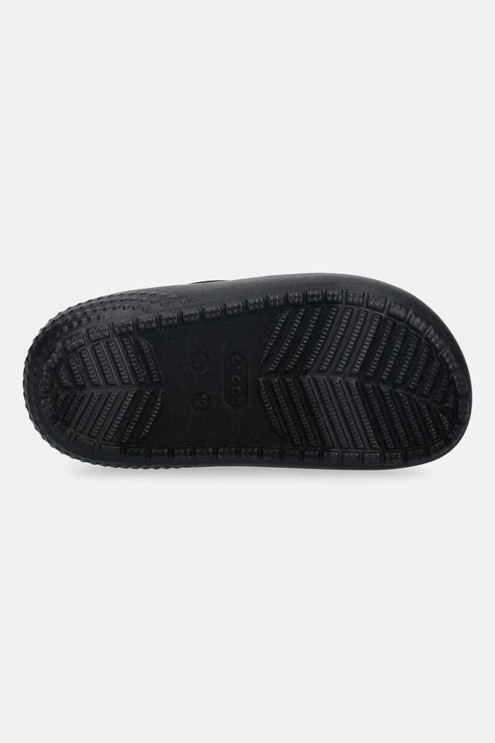 Παιδικές παντόφλες Crocs Classic Puff Moc K 210589.CLASSIC.PUFF.MOC μαύρο