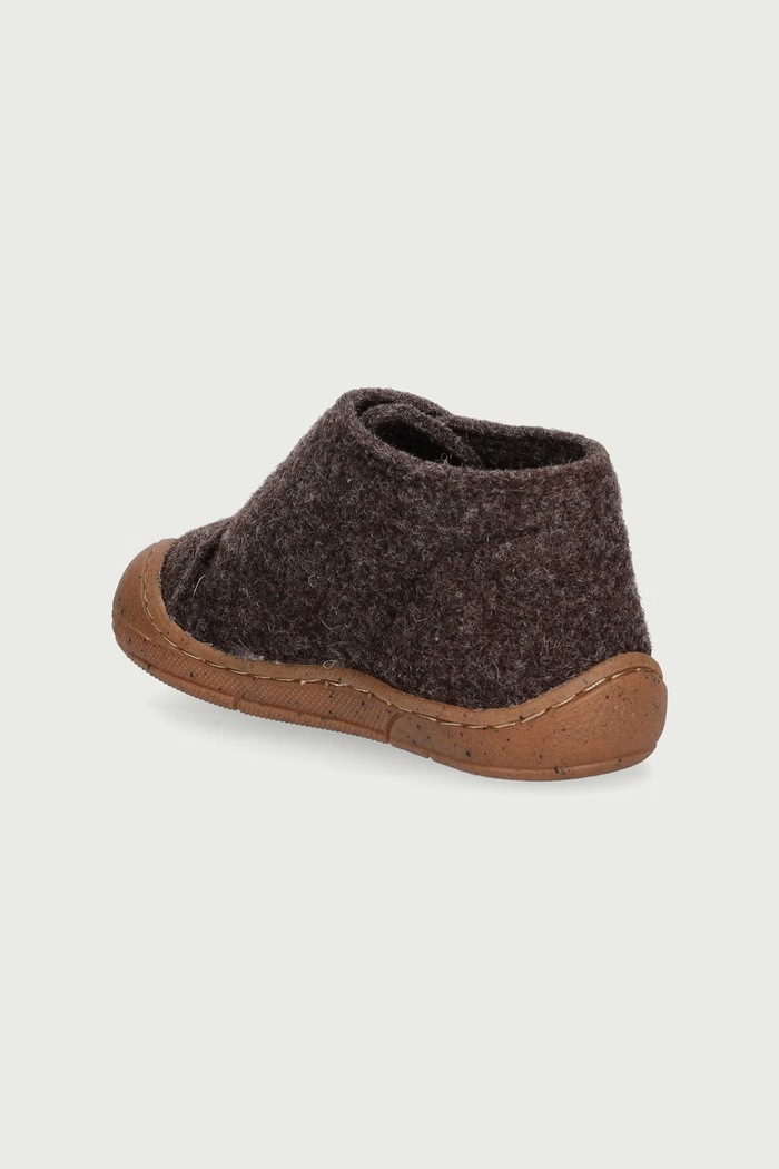 Αγορίστικα Froddo Παντόφλες Παιδικές MINNI WOOLY G1700343 καφέ