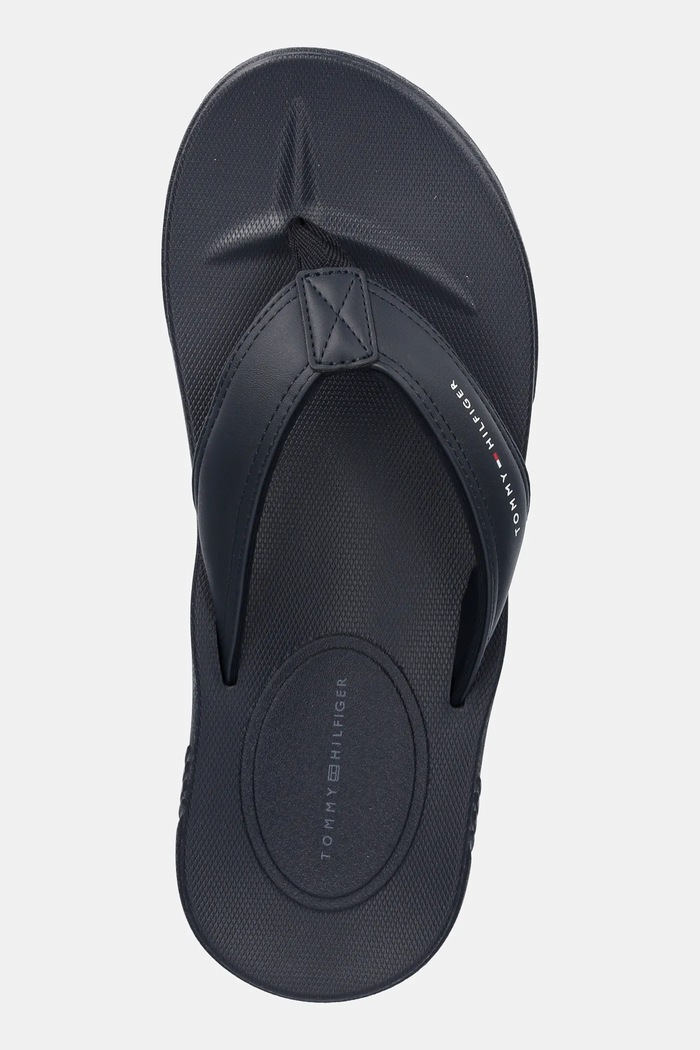 Japonke Tommy Hilfiger MOLDED COMFORT TH BEACH SANDAL mornarsko modra FM0FM05508