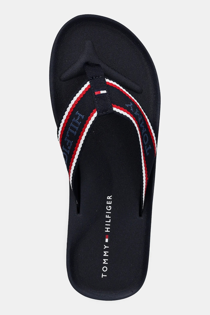 Žabky Tommy Hilfiger COMFORT TH BEACH SANDAL námořnická modř FM0FM05510