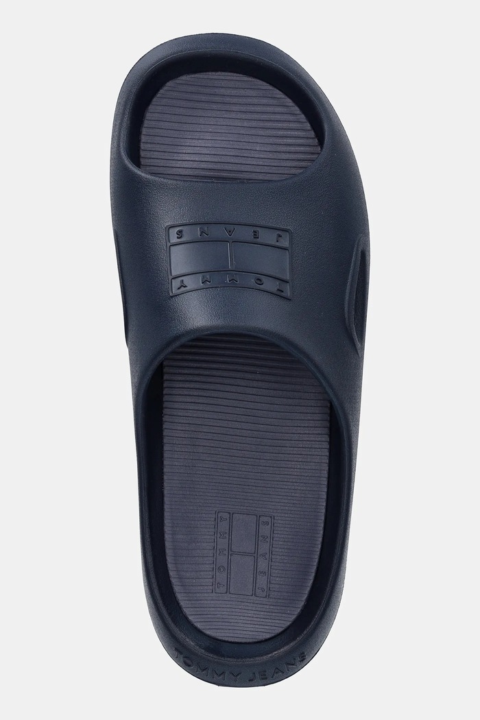 Natikači Tommy Jeans TJM SPORTY POOL SLIDE mornarsko modra EM0EM01582