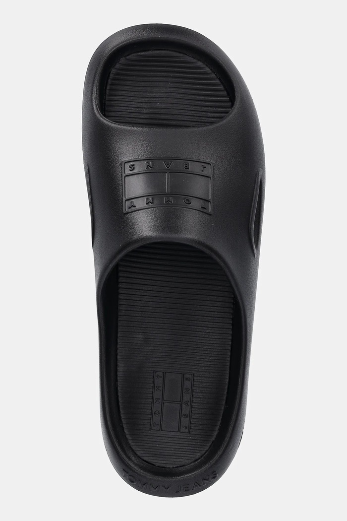 Παντόφλες Tommy Jeans TJM SPORTY POOL SLIDE μαύρο EM0EM01582