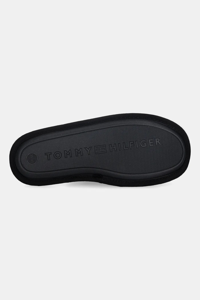 Kućne papuče Tommy Hilfiger CORE FLAG HOUSE SHOE FM0FM05565 crna