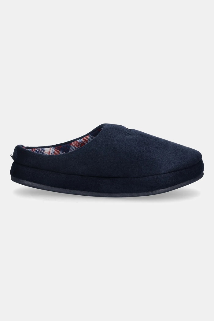 Kućne papuče Tommy Hilfiger M SDE CHECK HOUSE SHOE FM0FM05615 mornarsko plava AW25