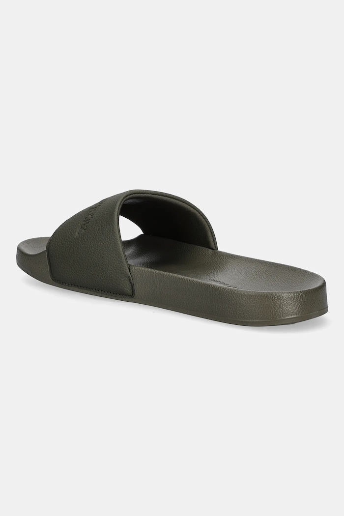 Obuwie Tommy Hilfiger klapki TUMBLE HILFIGER POOL SLIDE FM0FM05619 zielony