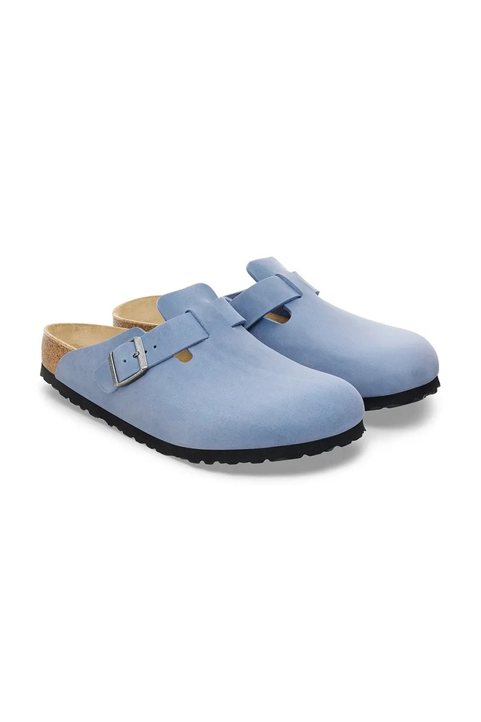 Încălțăminte Birkenstock Papuci de piele Boston 1028225 albastru