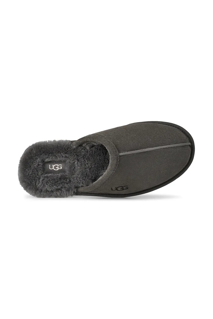 Papuci din piele întoarsă Scuff UGG gri 1101111.MLF