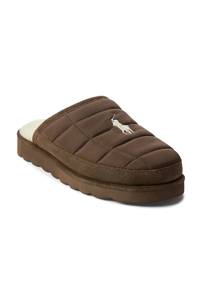 Polo Ralph Lauren Kućne papuče Polo Ralph Lauren Reade Scuff Ii smeđa 843981610002.200