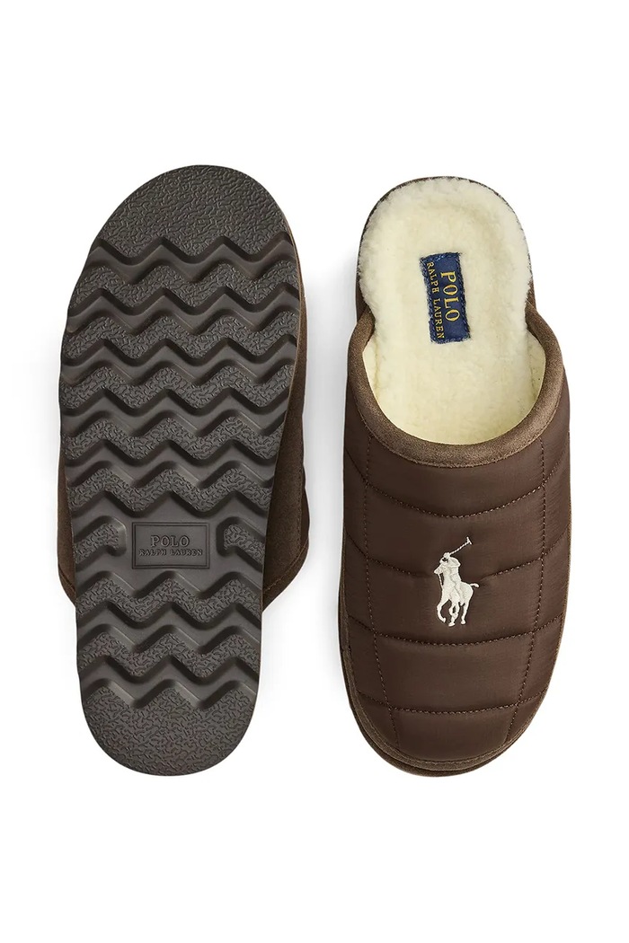 Kućne papuče Polo Ralph Lauren Reade Scuff Ii Polo Ralph Lauren 843981610002.200 smeđa