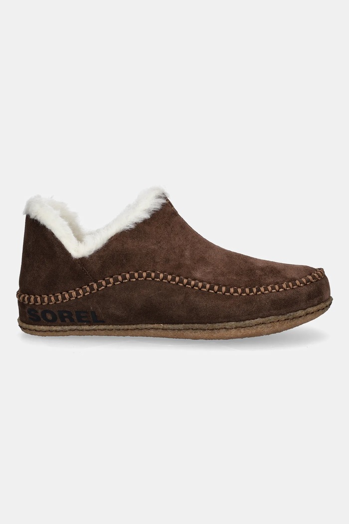 Semišové papuče Sorel MANAWAN II 1869751256 hnědá AW25